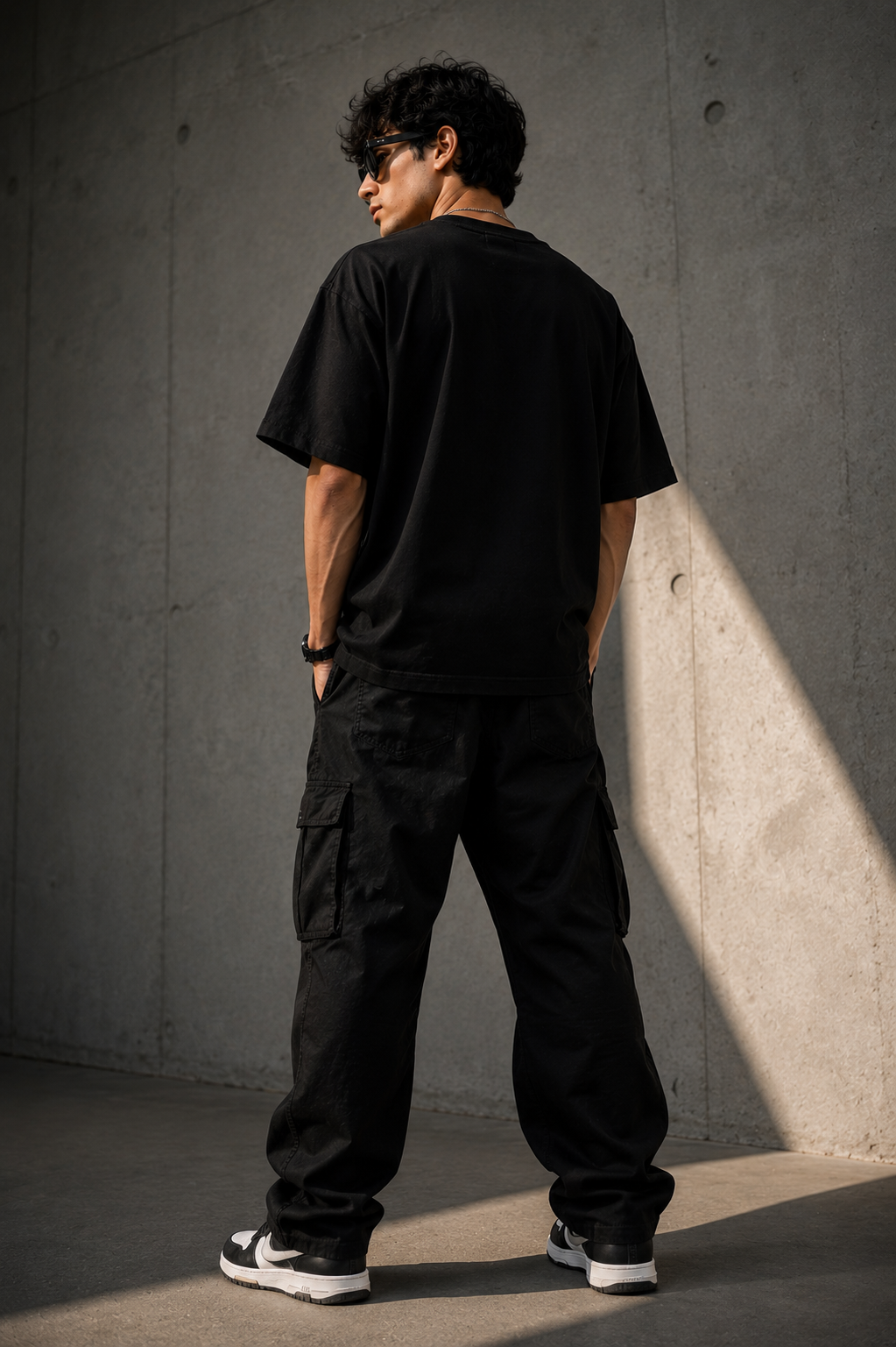 Thorns & Ashes Black Panther Oversized Tshirt