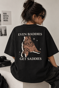 Thorns & Ashes Even Baddies Get Saddies Oversized T-Shirt