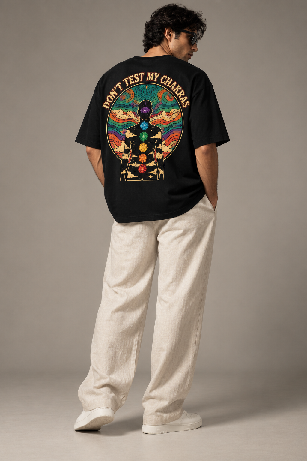 Thorns & Ashes Don’t Test My Chakras Oversized T-Shirt