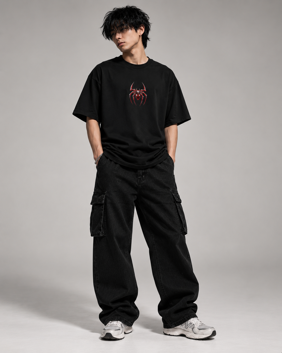 Thorns & Ashes Spider of Shadows Oversized T-Shirt