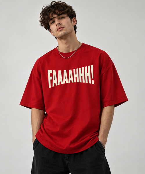 Thorn & Ashes FAAAHHH! Oversized T-Shirt
