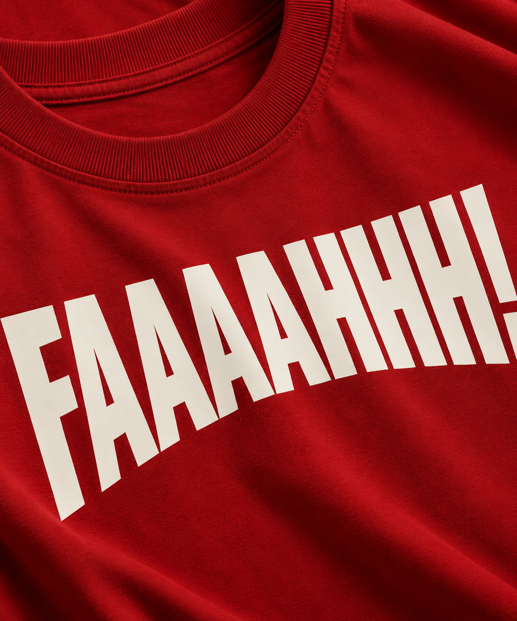 Thorn & Ashes FAAAHHH! Oversized T-Shirt