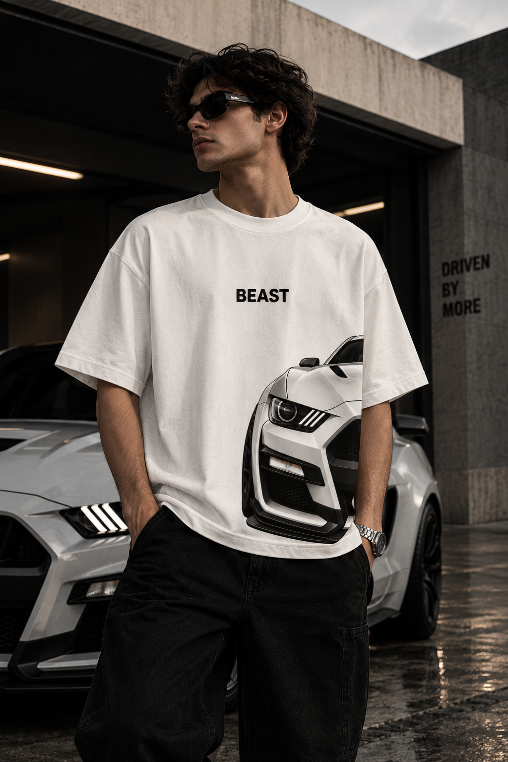 Thorns & Ashes BEAST Automotive Oversized T-Shirt