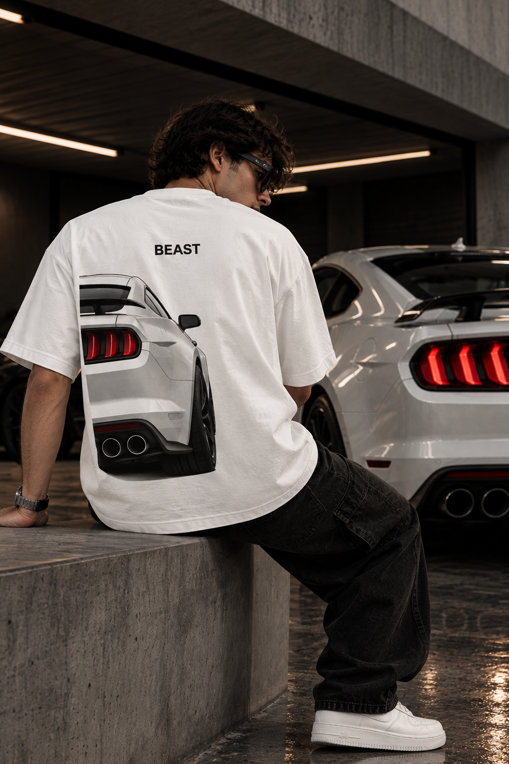 Thorns & Ashes BEAST Automotive Oversized T-Shirt