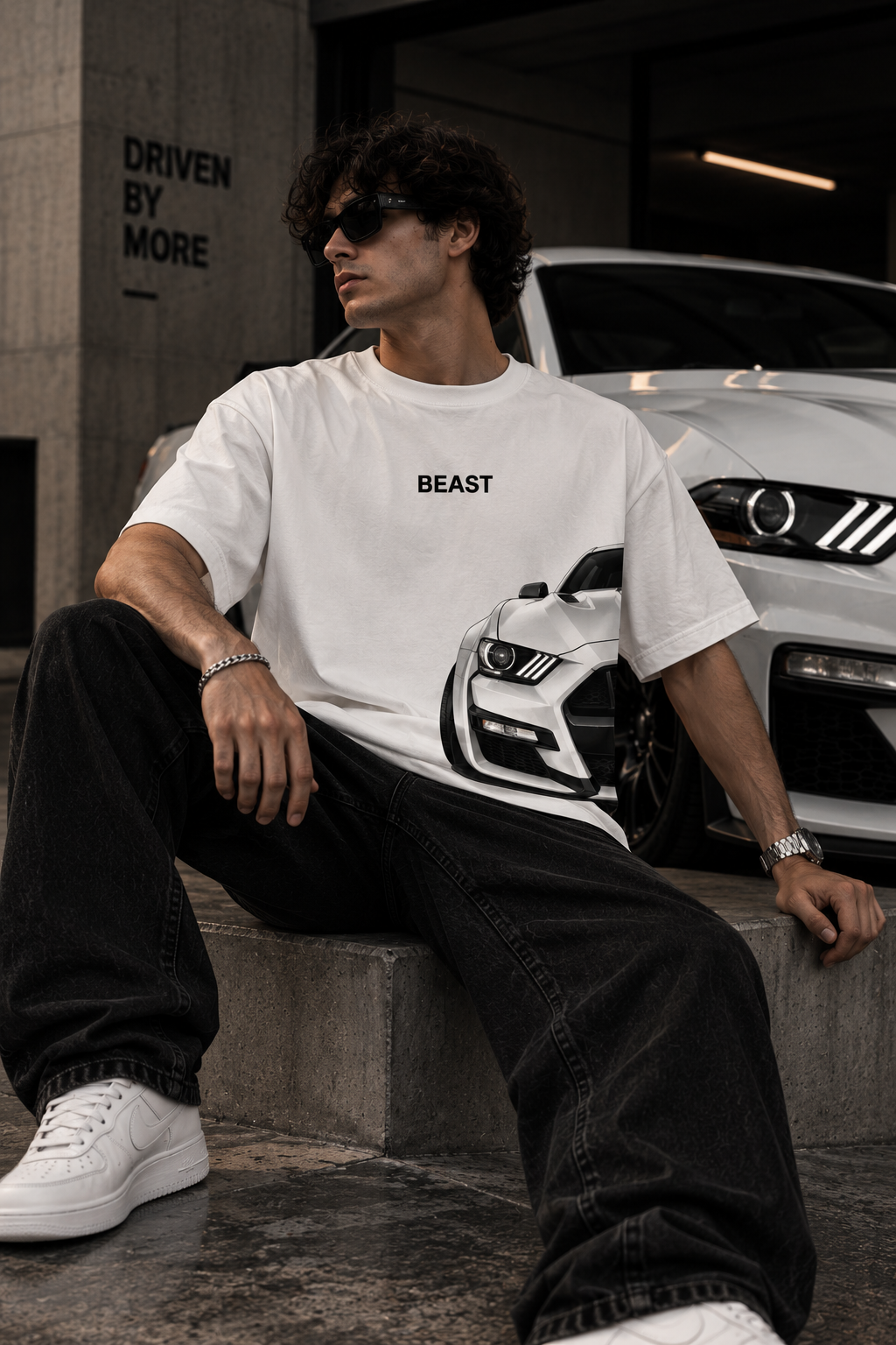 Thorns & Ashes BEAST Automotive Oversized T-Shirt