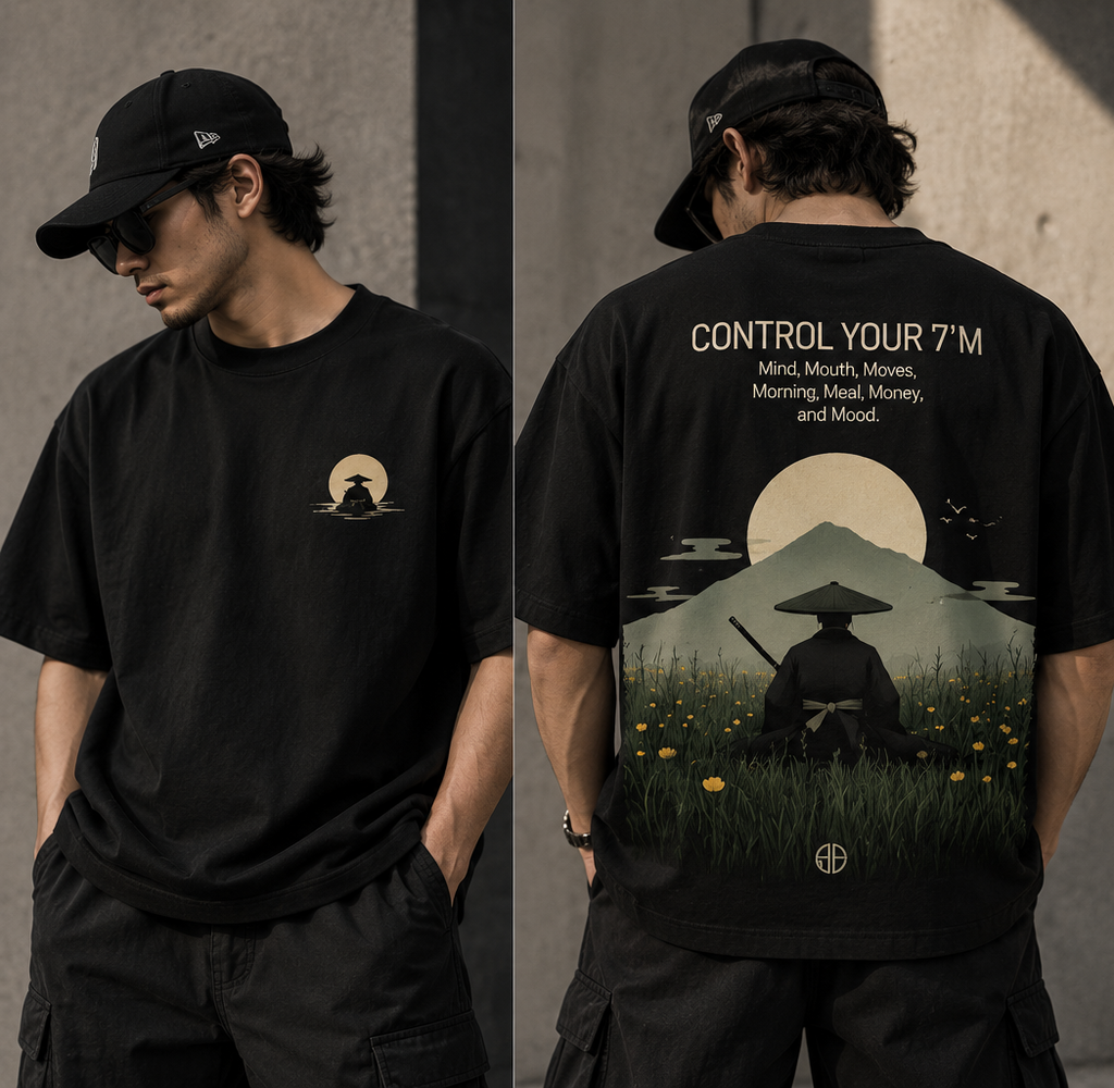 Thorns & Ashes Control Your 7’M Oversized T-Shirt