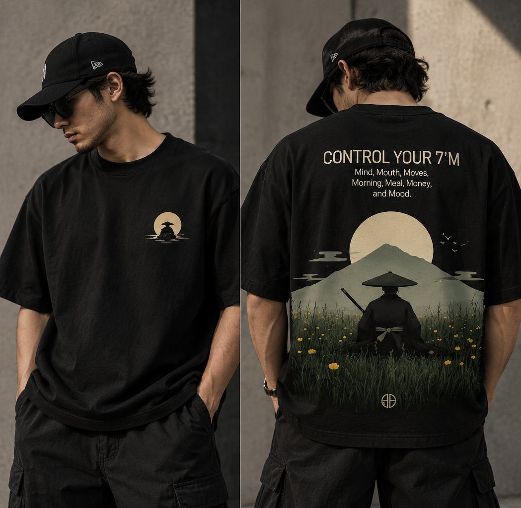 Thorns & Ashes Control Your 7’M Oversized T-Shirt