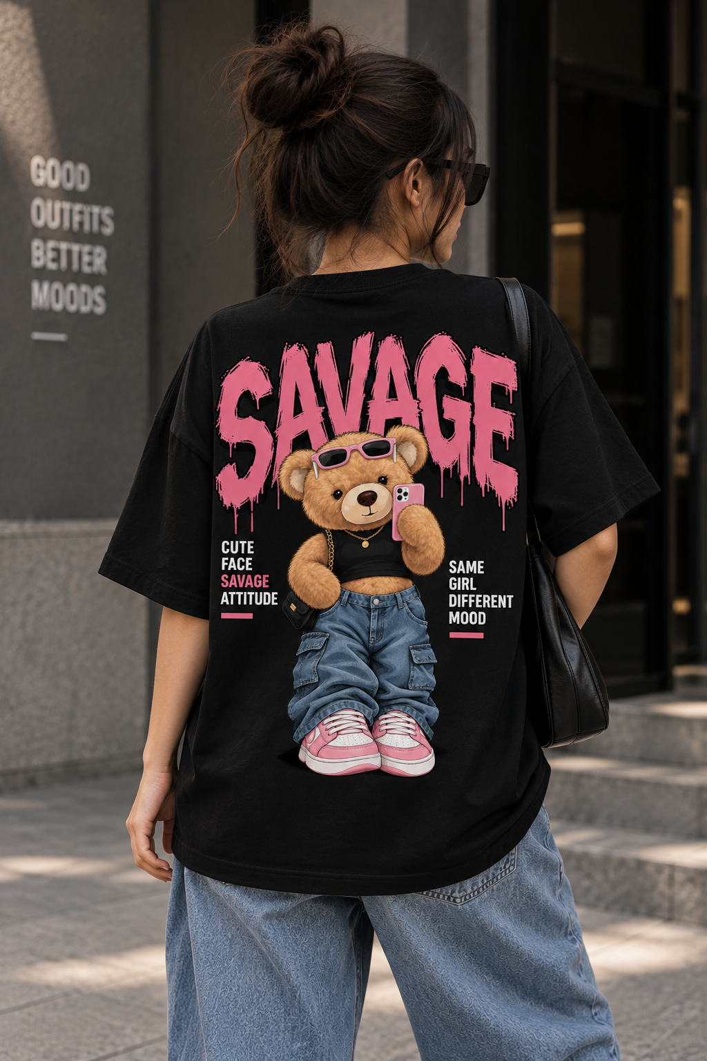 Thorns & Ashes Savage Teddy Oversized T-Shirt