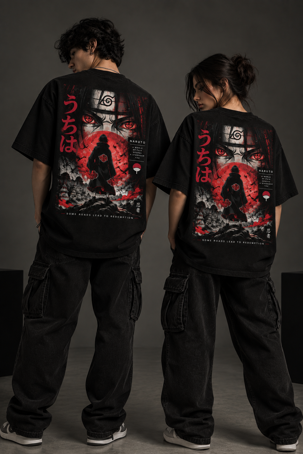 Thorns & Ashes Naruto Itachi Oversized T-Shirt