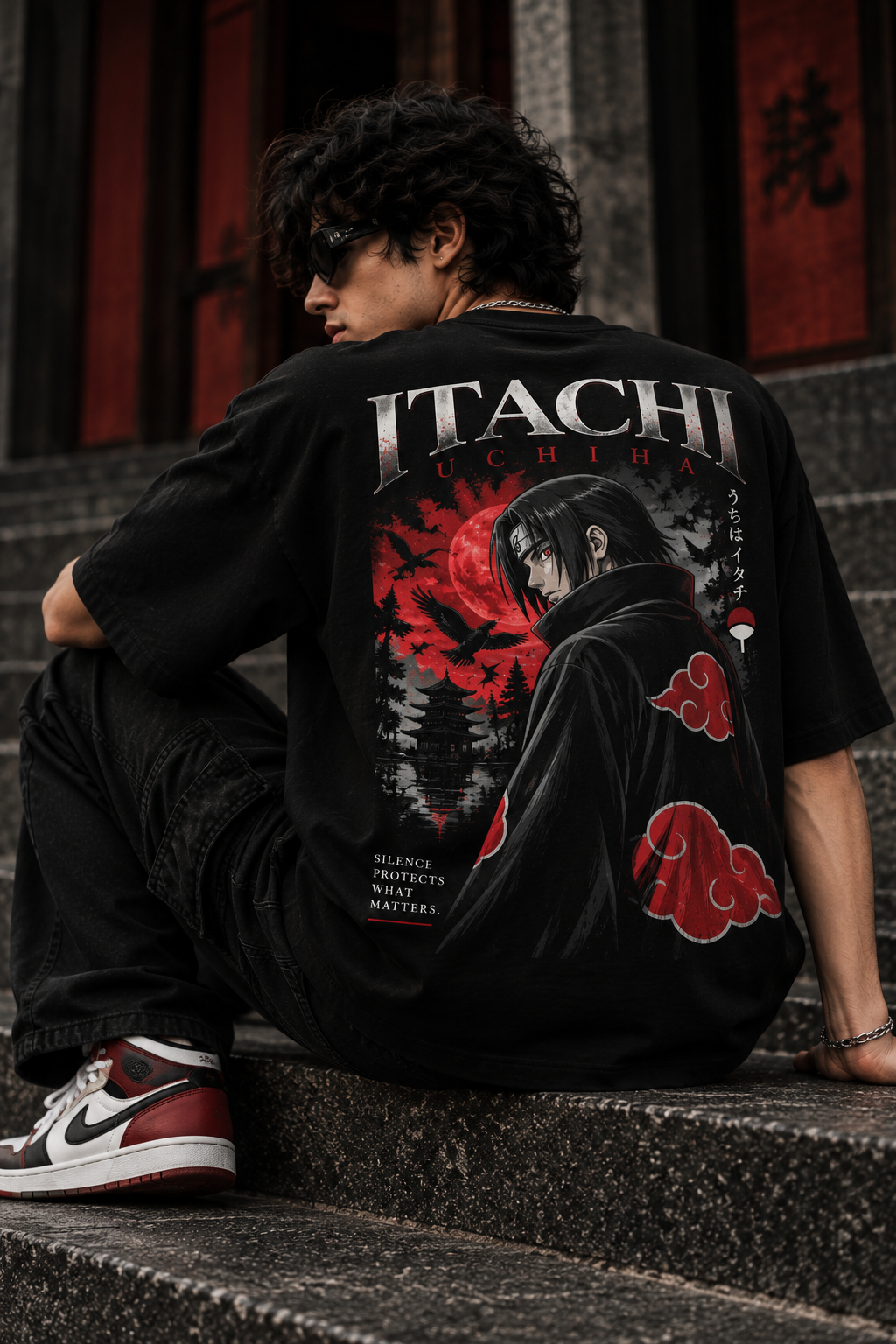 Thorns & Ashes Itachi Uchiha Oversized T-Shirt