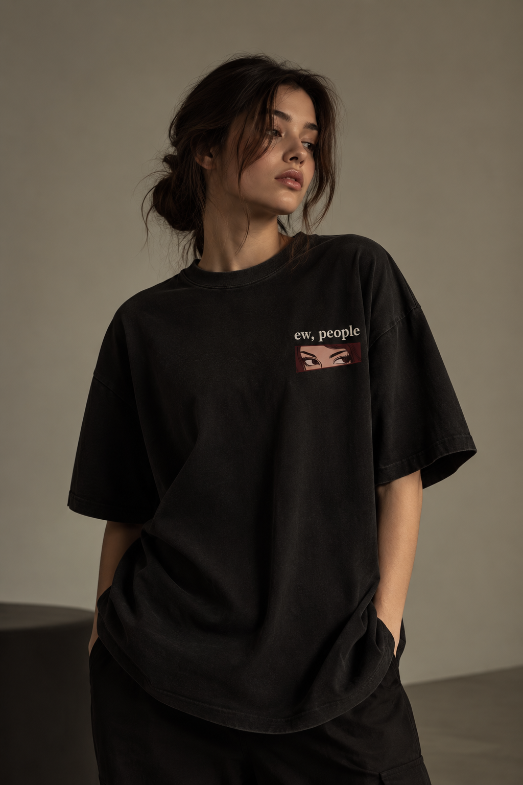 Thorns & Ashes Ew, People Oversized T-Shirt