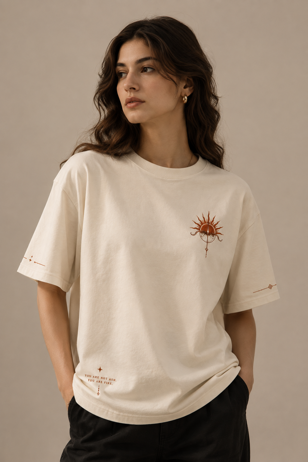 Thorns & Ashes Rising From Ashes Oversized T-Shirt
