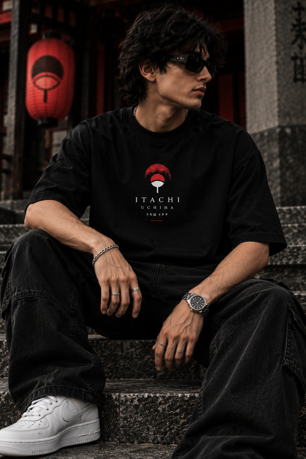 Thorns & Ashes Itachi Uchiha Oversized T-Shirt