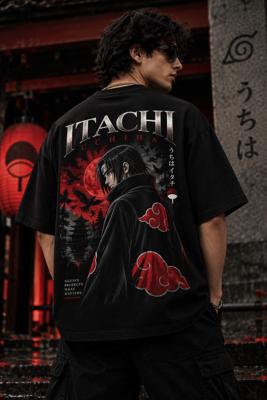 Thorns & Ashes Itachi Uchiha Oversized T-Shirt