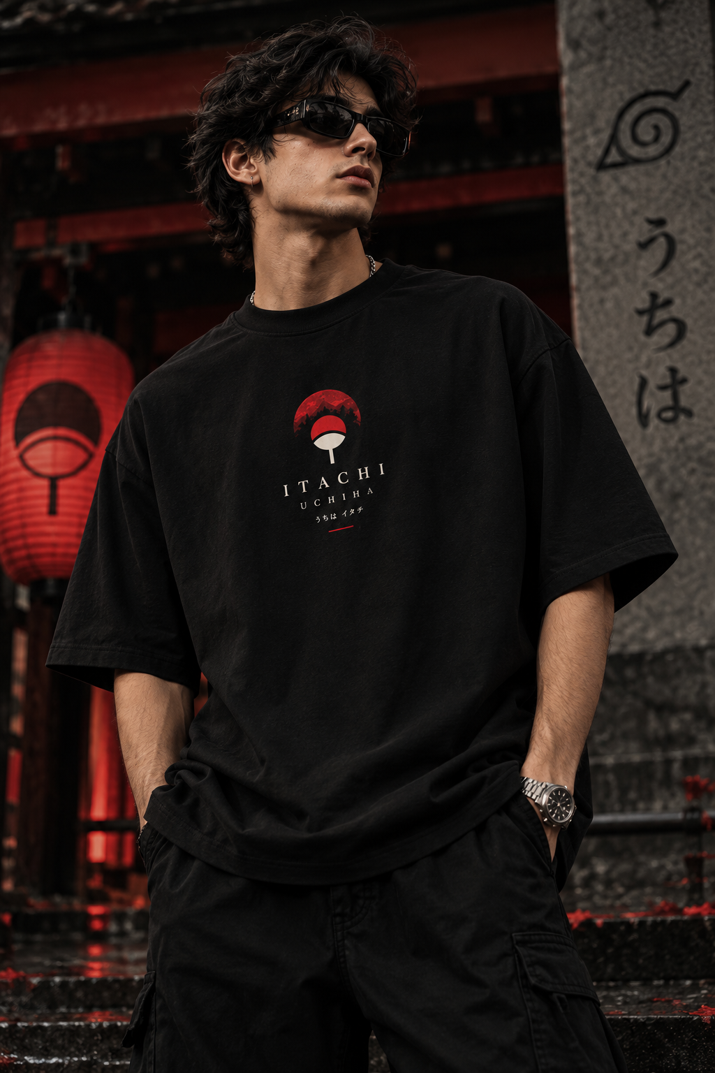 Thorns & Ashes Itachi Uchiha Oversized T-Shirt