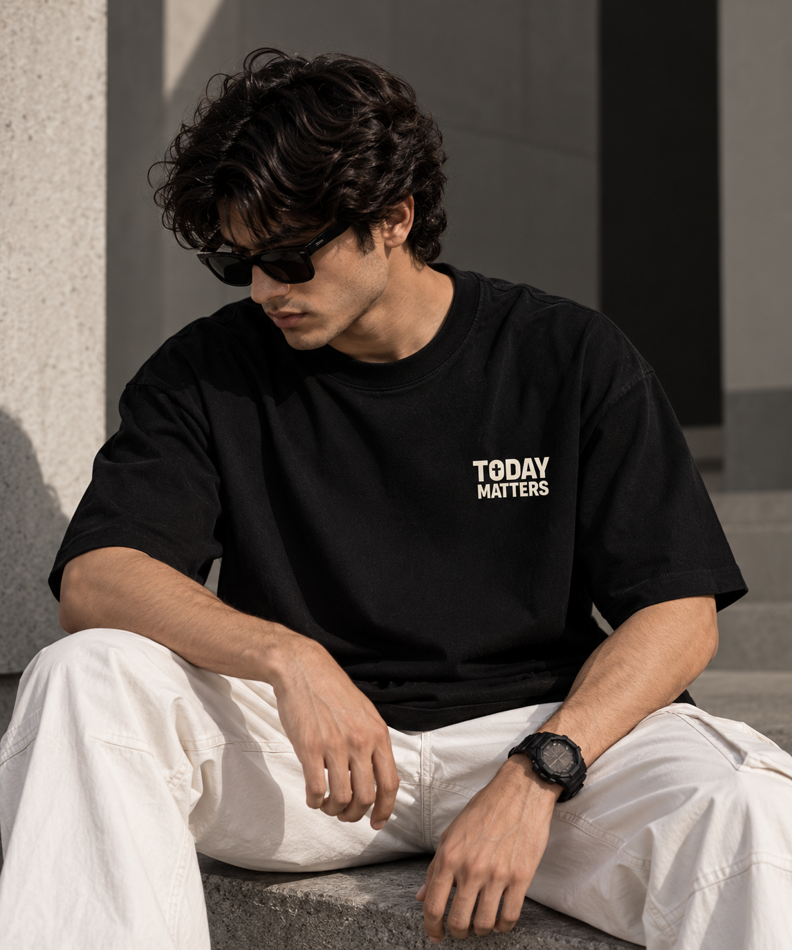 Thorns & Ashes Today Matters Oversized T-Shirt