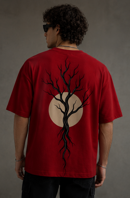 Thorns & Ashes Zebra Print Oversized Tshirt